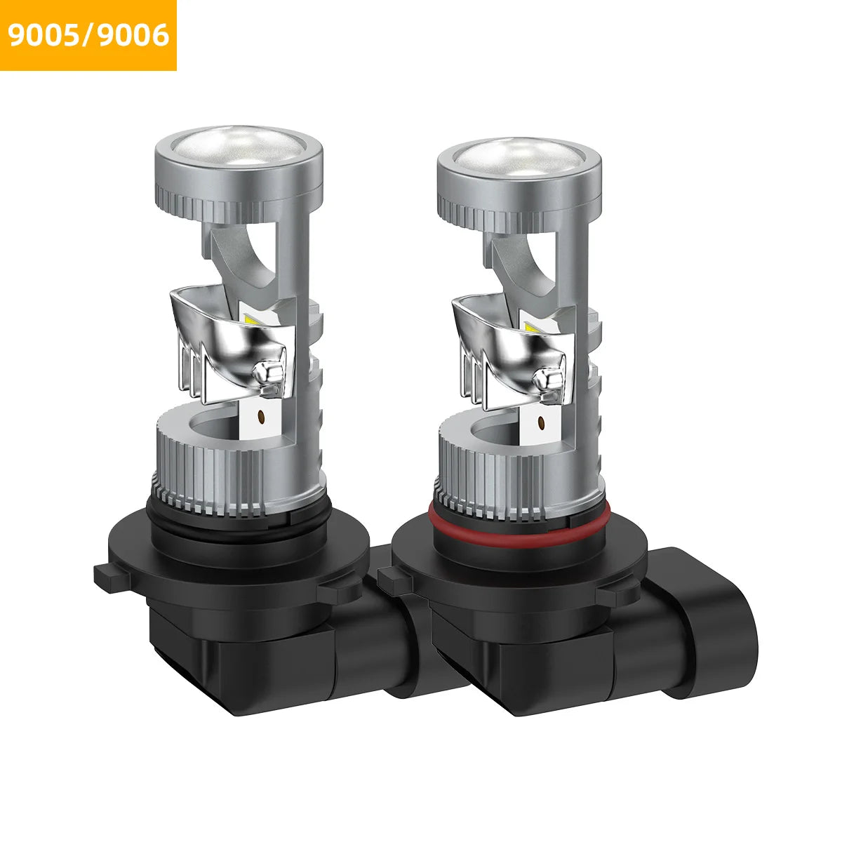 2pcs H7 H11 LED Fog Light Projector Lens Car Headlight 9005 9006 H8 H11 Hi/Low LED Bulbs Canbus Auto Motorcycle Lamps Plug Play