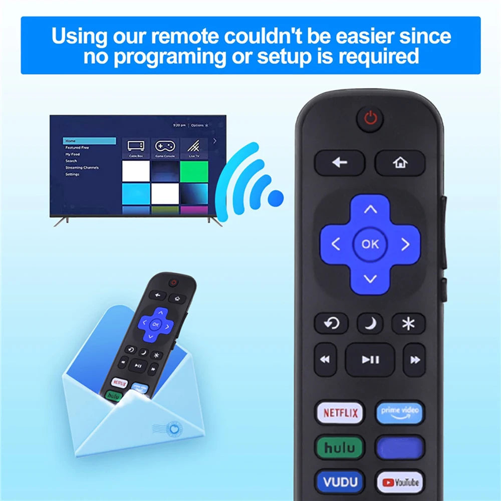 Universal Remote Control for Roku Series TV NETFLIX HD XD XS