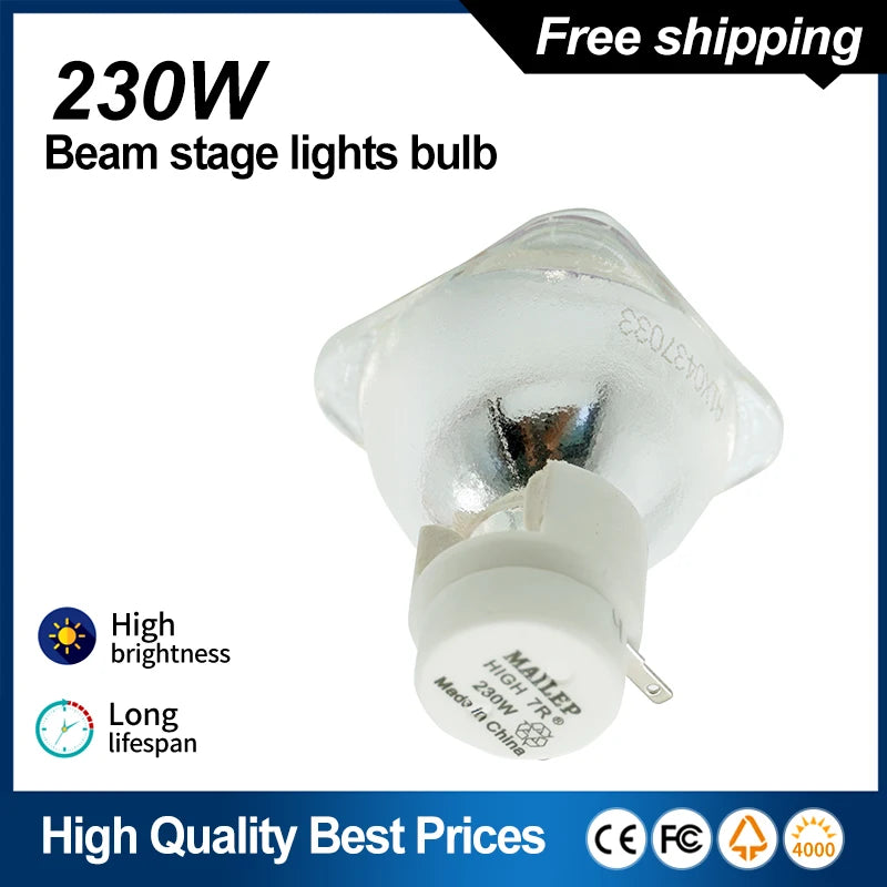 High Quality 7R 230W Lamp Moving Beam P-VIP 230/1.0 E20.8 fo