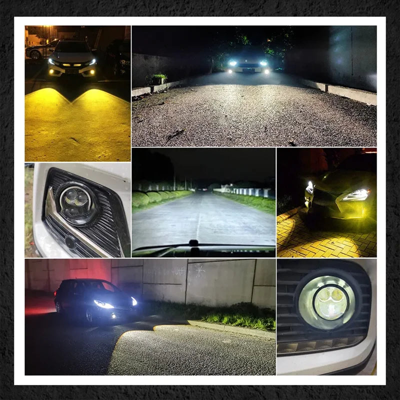 carolyn Universal 3-inch dual laser lens fog lamp dual LED f