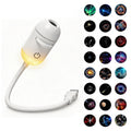 2 in 1 USB Projection Lamp Manual Focus Projector Light Car 