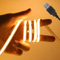 New 5V USB COB Strip Light 320Leds/m Warm Natural White Cabi
