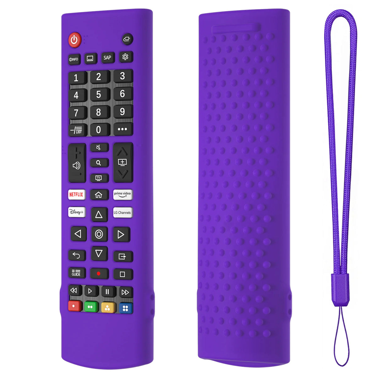 New For LG AKB76040302 LG AKB75375604 Remote Control Case Soft Silicone Protective Cover Compatible Replacement Accessories