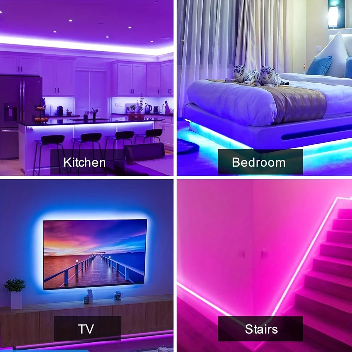 RGB LED Strip Lights Music Sync USB 5V Remote Control Led Ri