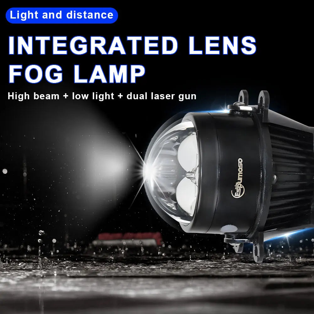 Universal 3Inch Bi-led Fog Lights H1 Hb3 H8 9005 Led Project