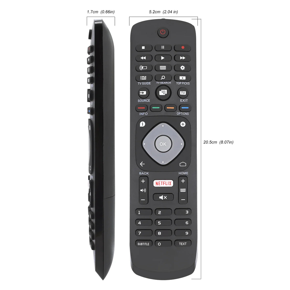 Remote Control with Netflix Buttons Universal Replacement fo