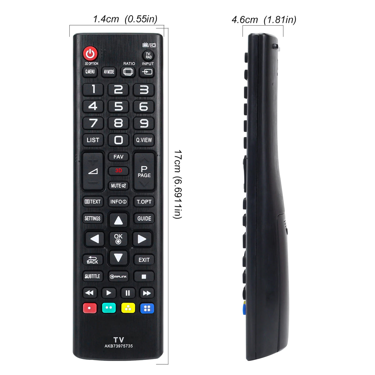 Beyution AKB73975735 Replacement Remote Control Compatible w