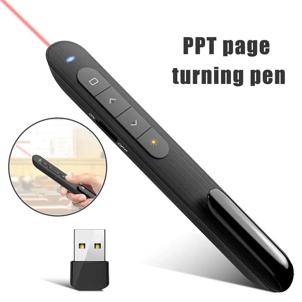 Remote Control Multifunctional Flip Pen Charging Laser Pen S