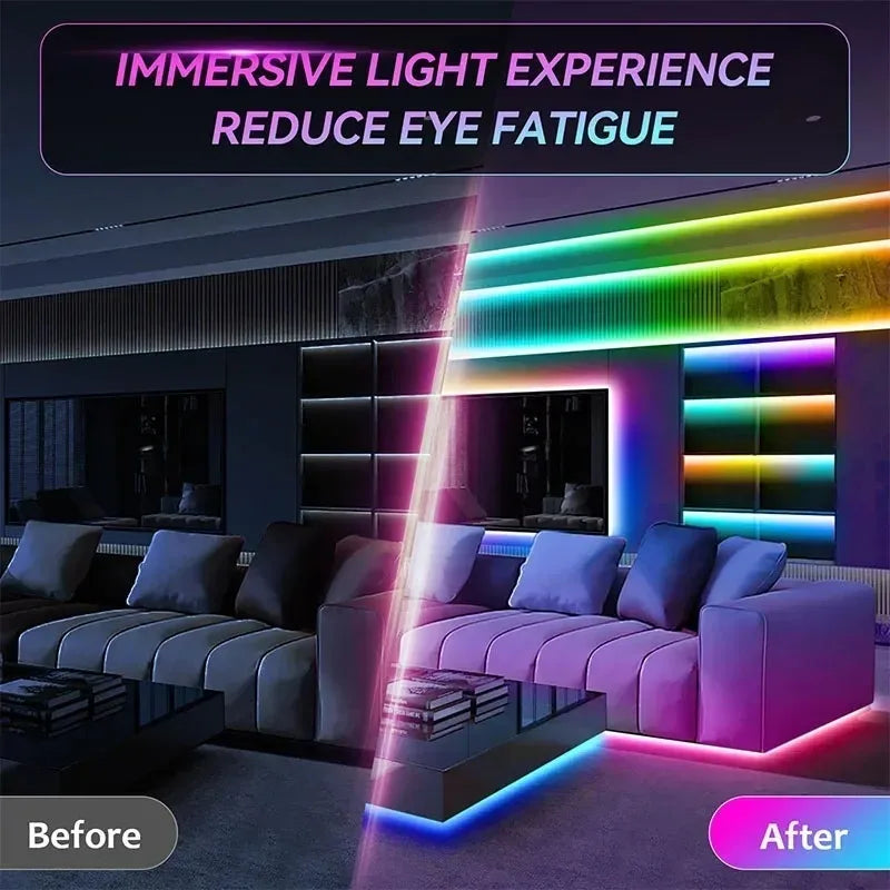 RGB LED Strip Light Intelligent Bluetooth Remote Control Rem