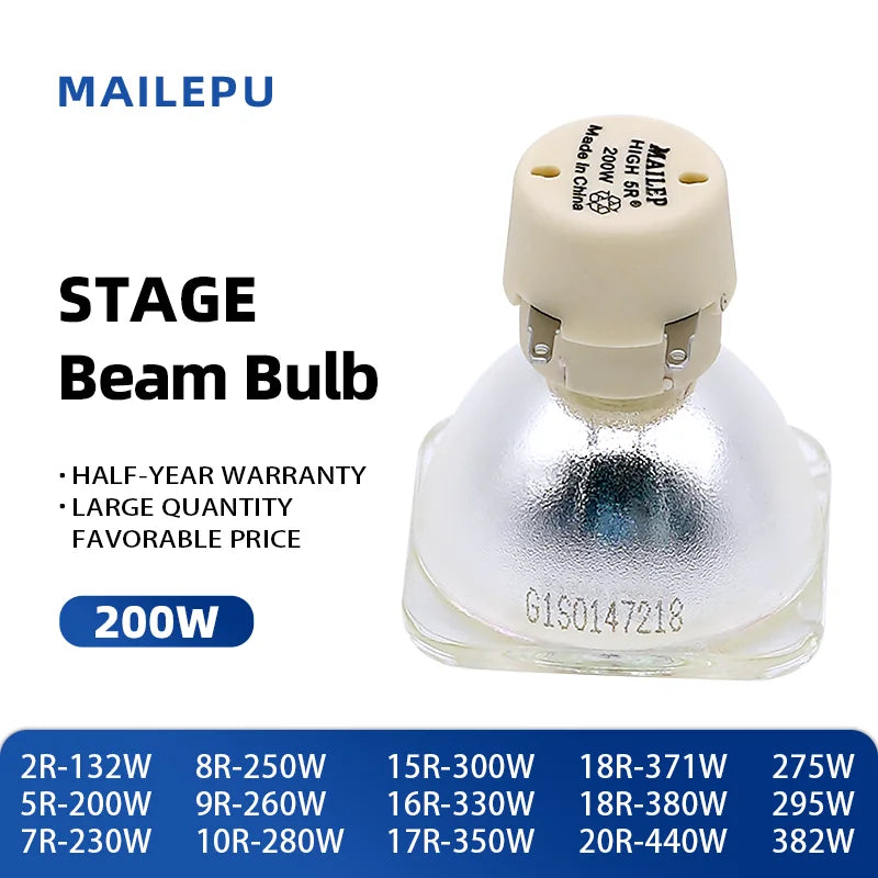 Stage Light 200W 5R / 7R 230W Metal Halide Lamp Moving Beam 