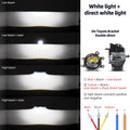 3.0Inch Led Projector Laser Lens Fog Lamp White Light 6000K 4300K H11 HB3 9005 Led Canbus Car Headlight Bulb Bi-led Fog Lights