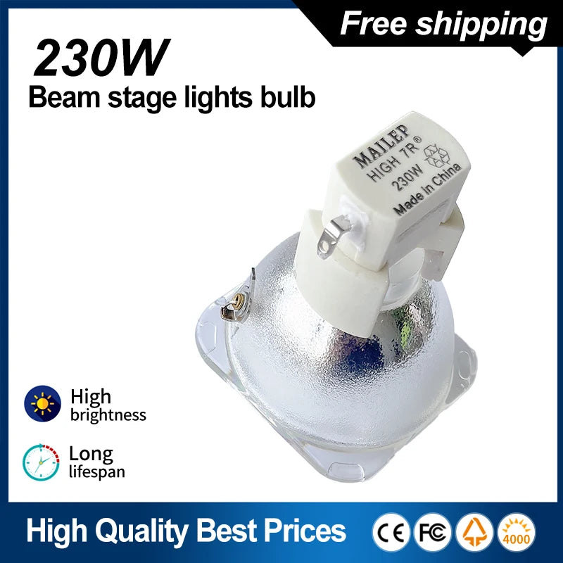 High Quality 7R 230W Lamp Moving Beam P-VIP 230/1.0 E20.8 fo