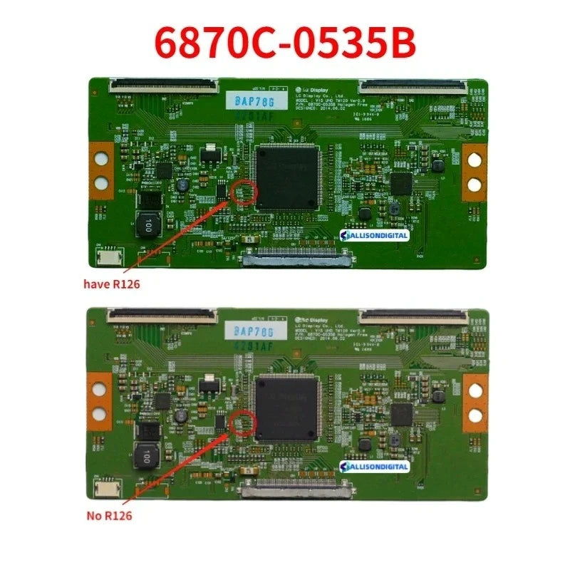 6870C-0535B T-con Board FOR LG Display V15 UHD TM120 Ver0.9 