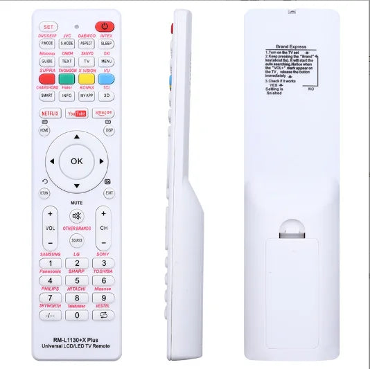Universal RM-L1130+X Remote Control for Television TV Replac