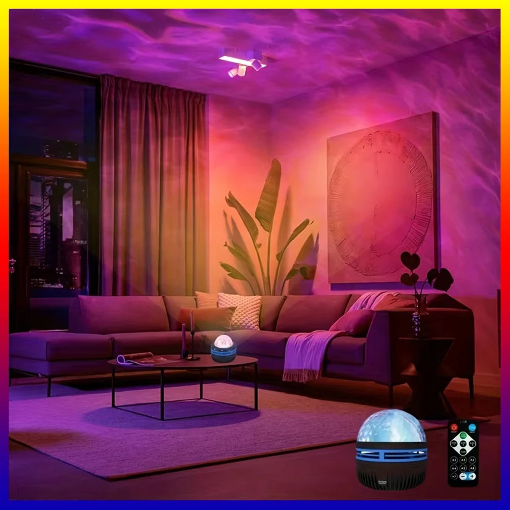 LED Starry Night Sky Projector Aurora USB Remote Control RGB