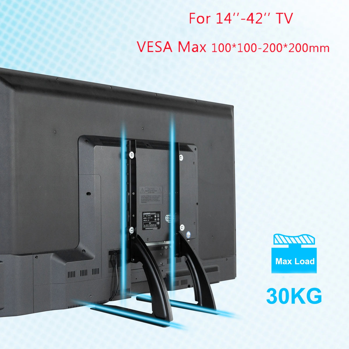 BEISHI Table Top TV Stand Pedestal for 14-42 Inch LCD /LED/O