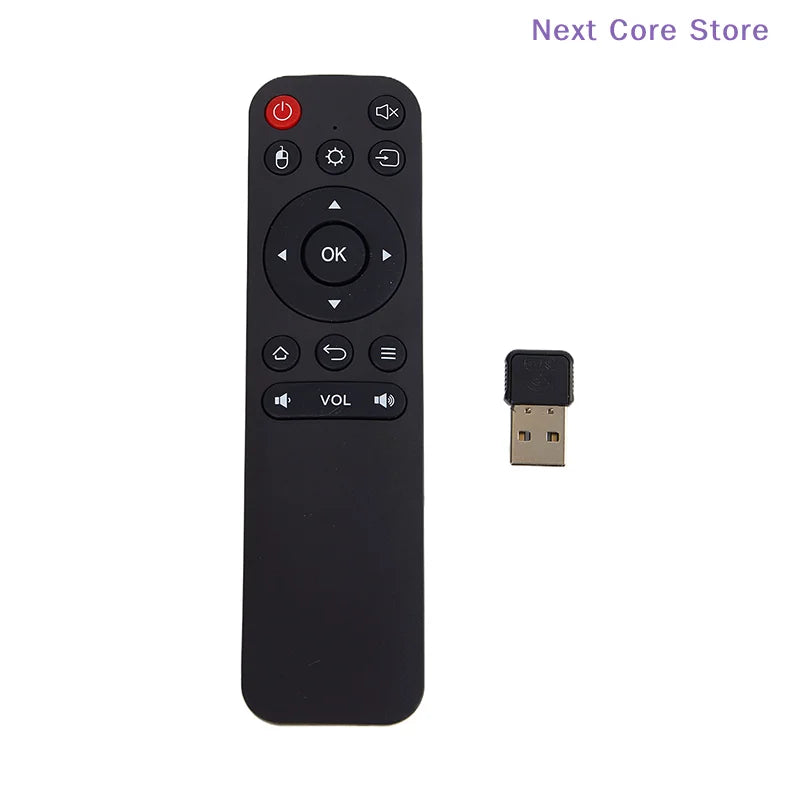 NC 1Pcs Plastic TV Box Wireless Remote Control USB Receiver 
