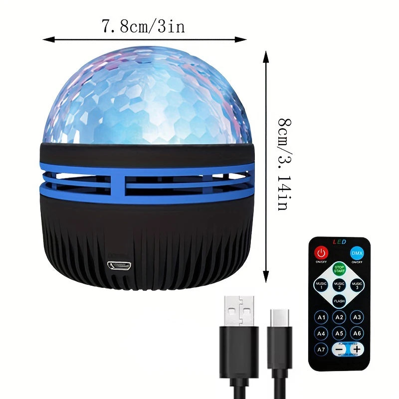 USB Galaxy Projector Aurora 5V Night Light 360 Rotating GB C