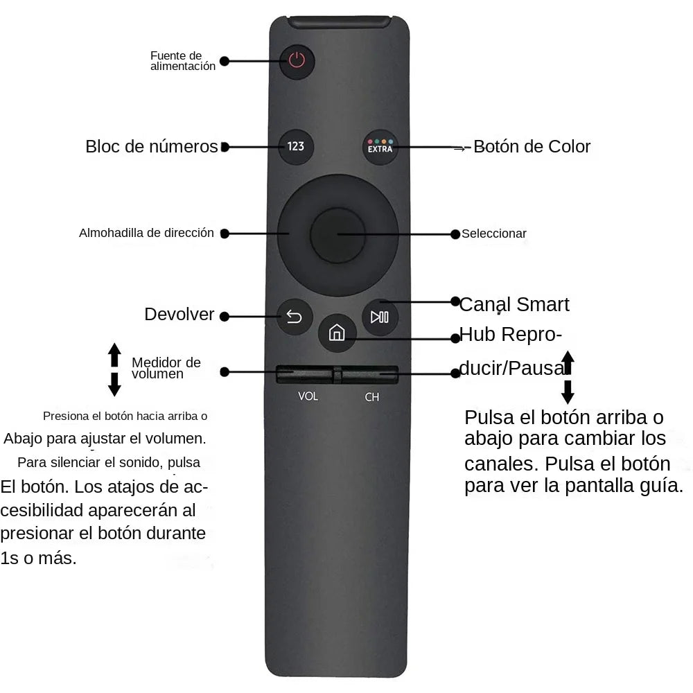 Universal Replacement Smart TV Remote Control For Samsung Un