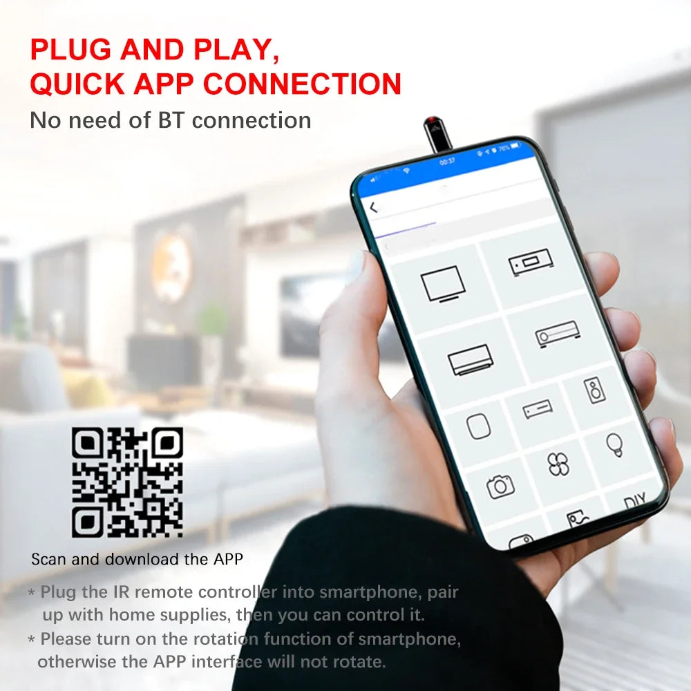 Smartphone Remote Control IR Blasters Type C Micro Lightning