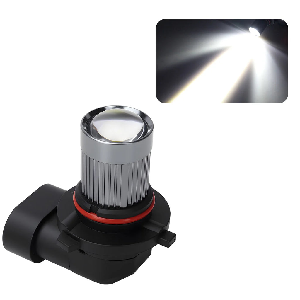 2pcs New Laser Projector Mini Lens Car H7 LED 9005 9006 Super Bright Headlight 12V H11 Car Anti Fog Lamp Bulbs DRL 6000K White