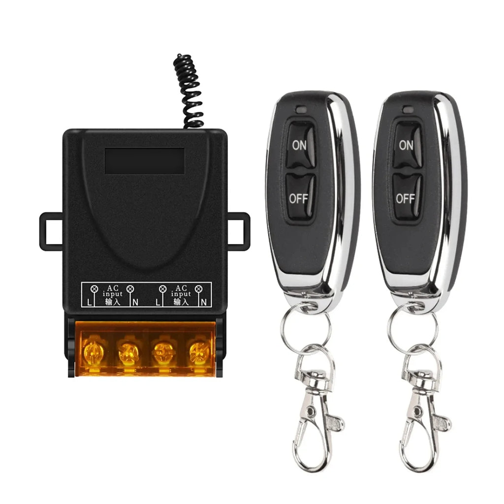 AC220V 433Mhz Remote Control Hign Power On off Remote SwitchControl Transmitter for Water Pump Motor LED/Electric Appliance