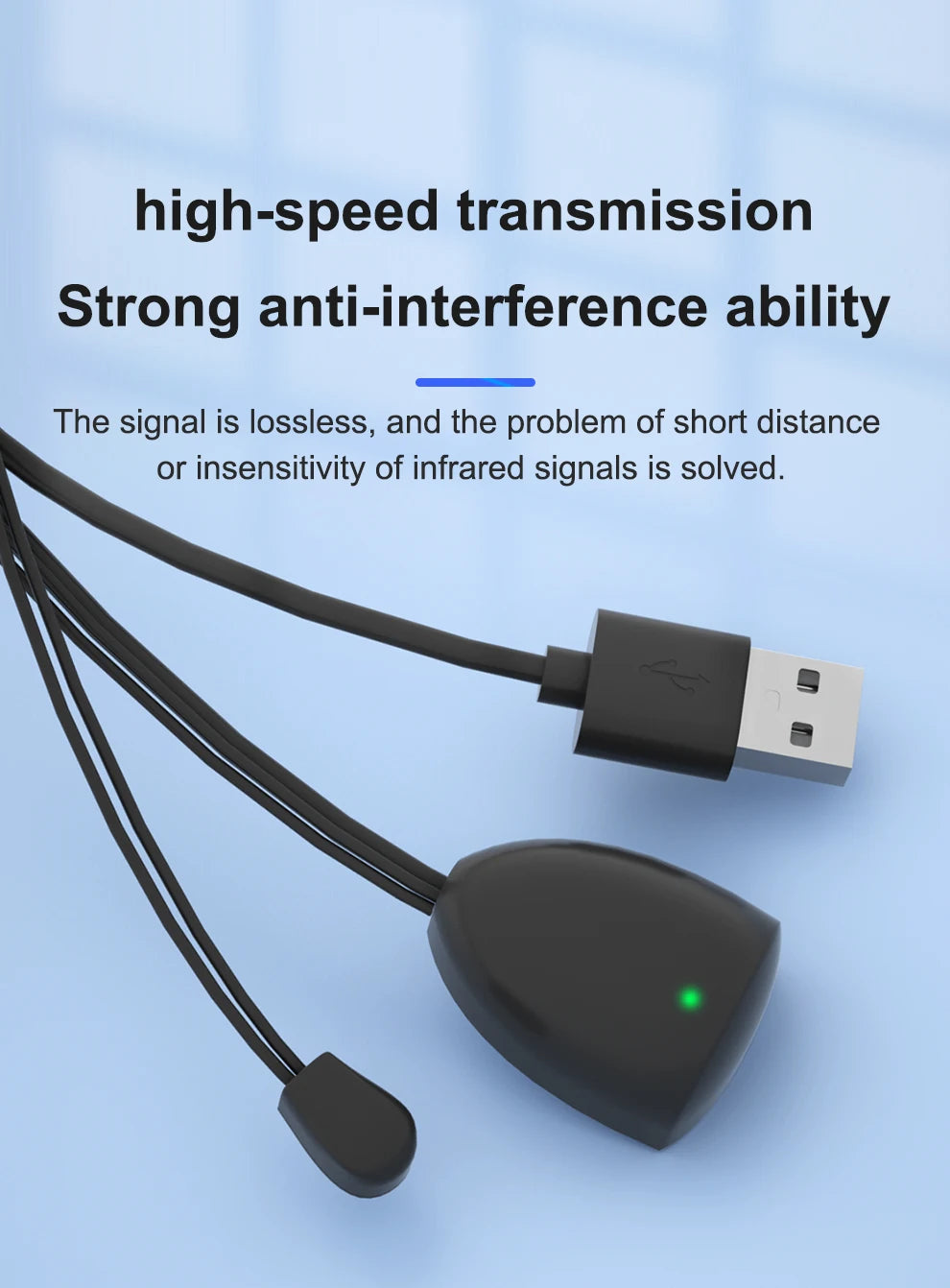 Infrared Extension Cable USB IR Receiver for TV Box DVD Proj