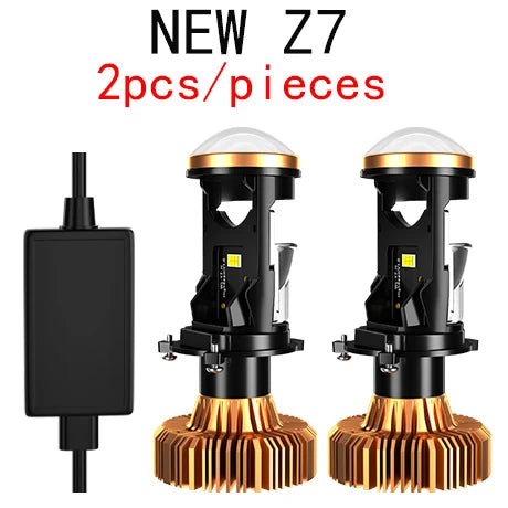 AILEO H4 9003/HB2 Led Headlight Bulbs Canbus 20000LM With Mini Projector Lens For Car Motorcycle 6500K White Lamps High/Low Beam