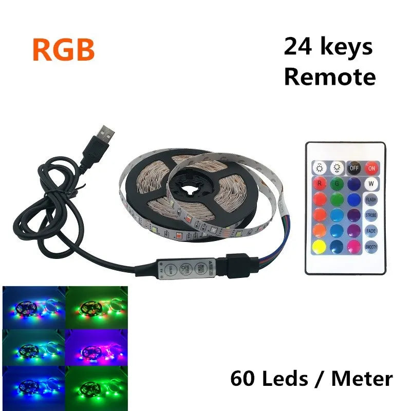 USB LED Strip Bra A Wall 5V IP65 Wall Lamp False Wall Luminaire Lamp Waterproof Ceiling Room Bathroom Light 50cm 1m 2m 3m 4m 5m