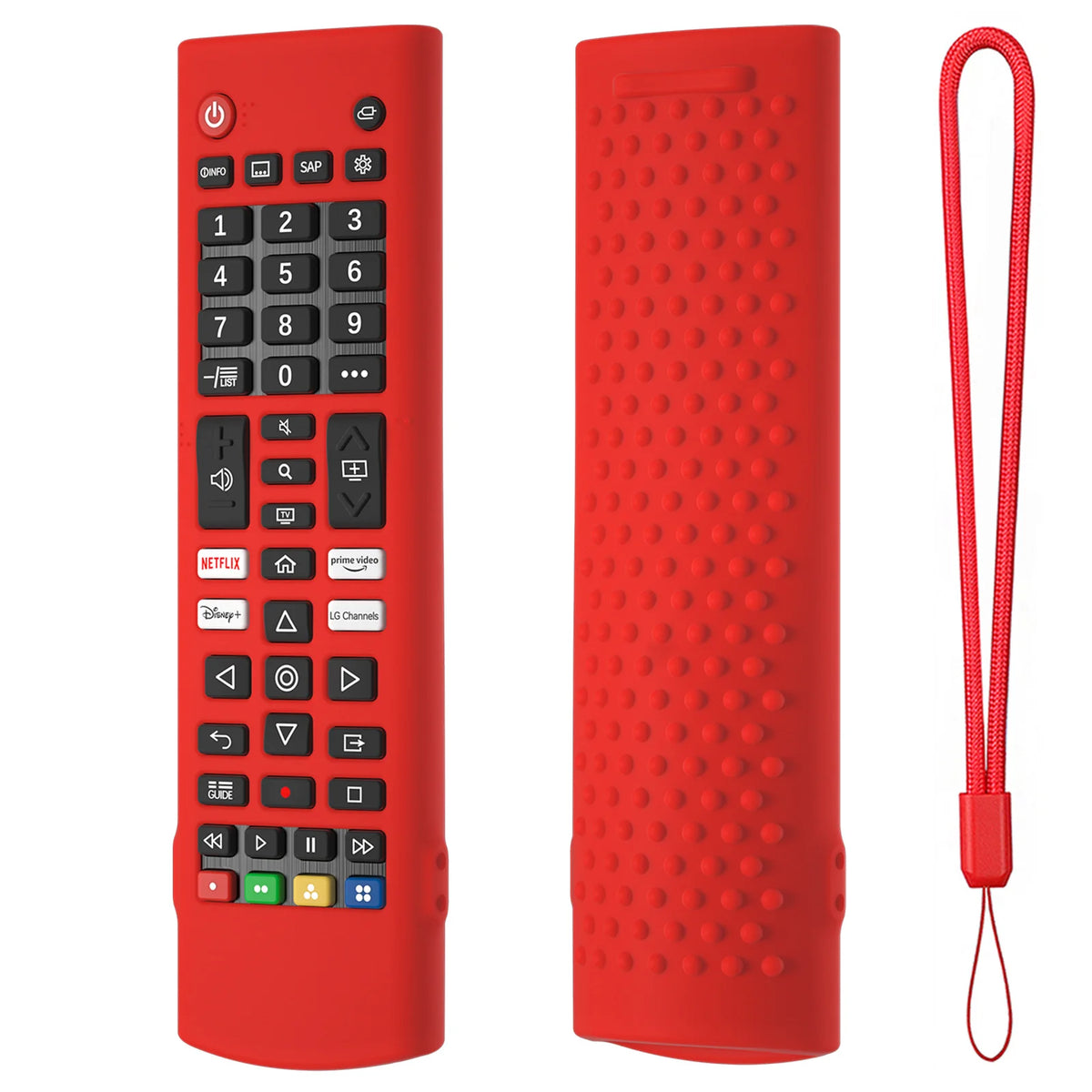 New For LG AKB76040302 LG AKB75375604 Remote Control Case Soft Silicone Protective Cover Compatible Replacement Accessories