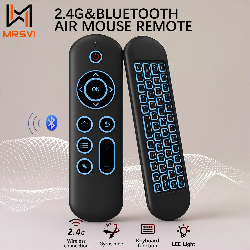 MRSVI Air Mouse Remote Control M5 Wireless 2.4G&Bluetooth Wi