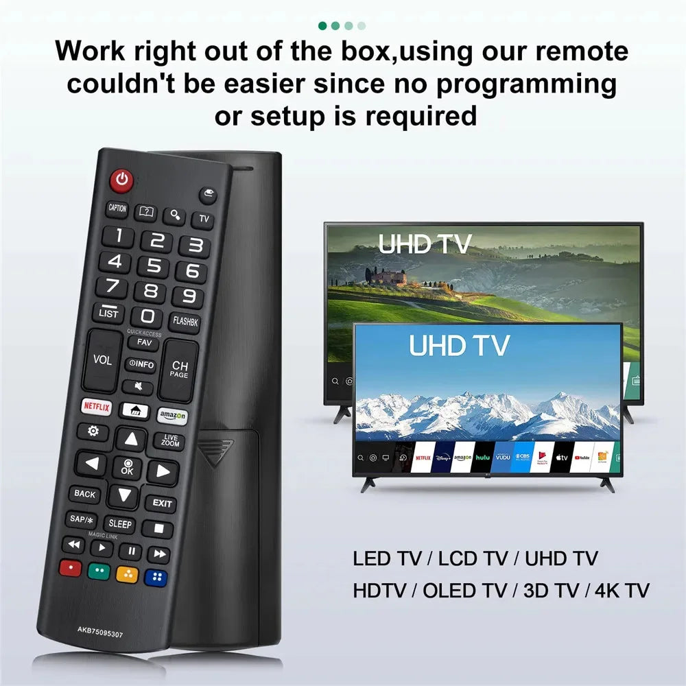 MRSVU Universal Remote Control AKB75095307 Compatible for LG