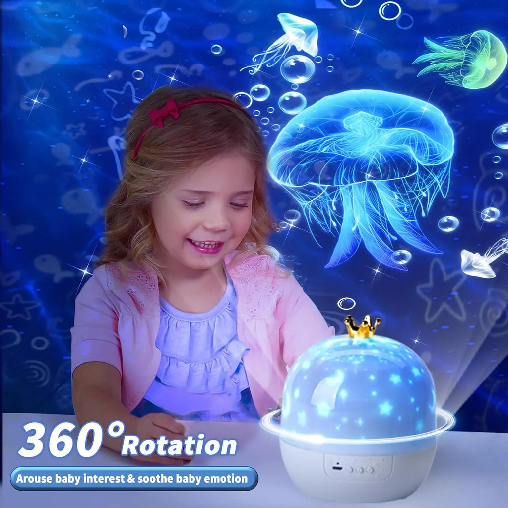 Galaxy Solar System Projector Nightlights 360 Rotating 21 Fi
