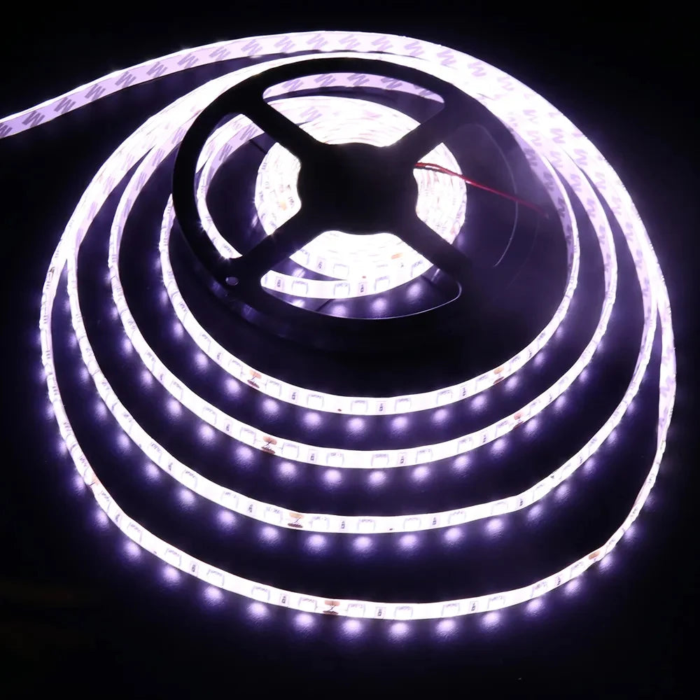 5V USB LED Strip 5050 Cold White/Warm White TV Background Lighting 60LEDs/m USB Clip Connector 30cm 50cm 1m 2m 3m 4m 5m Set.