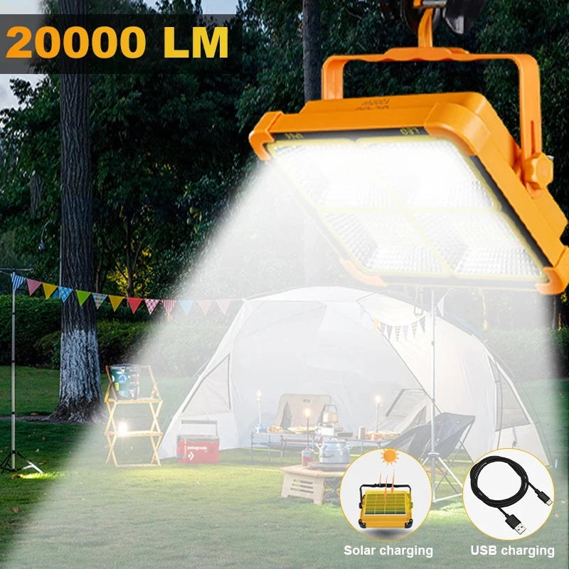 Solar Outdoor Lights Rechargeable Solar Flood Light LED Refl