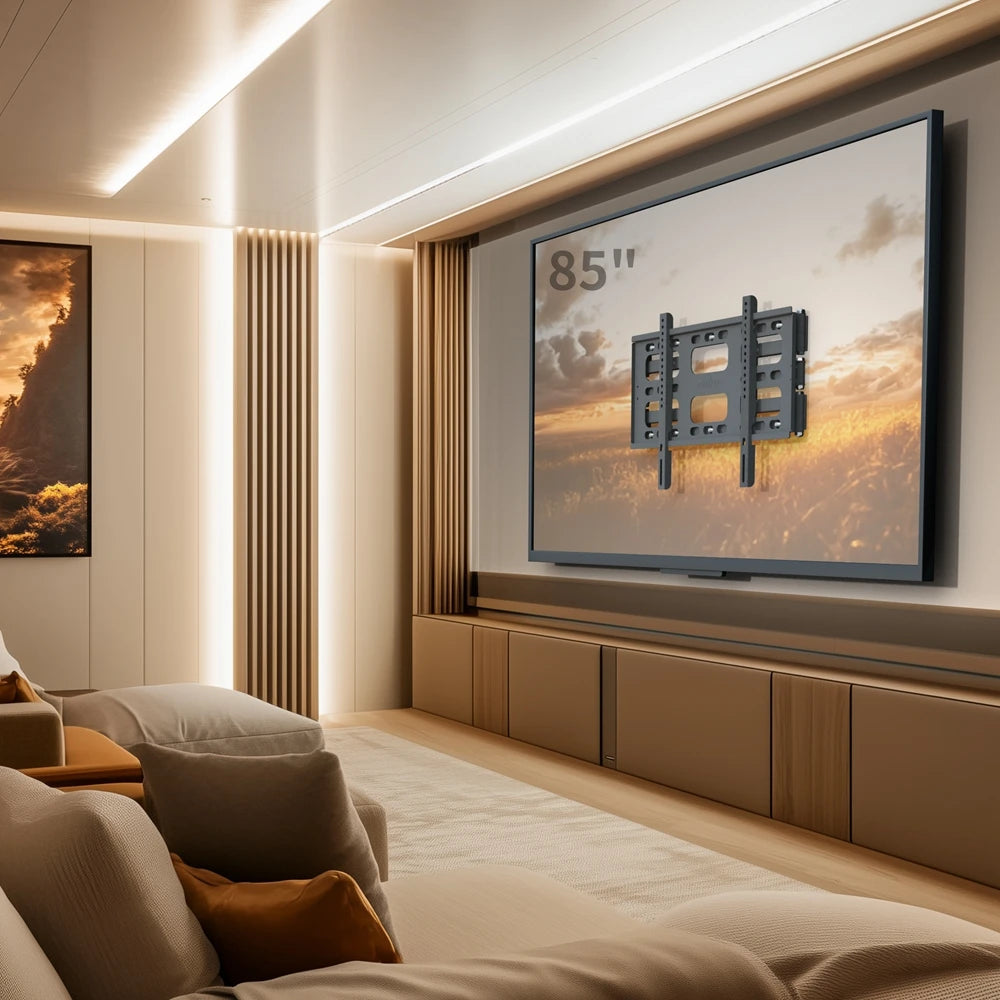 Full Motion Swivel TV Wall Mount Bracket for 40-85 Inches wi