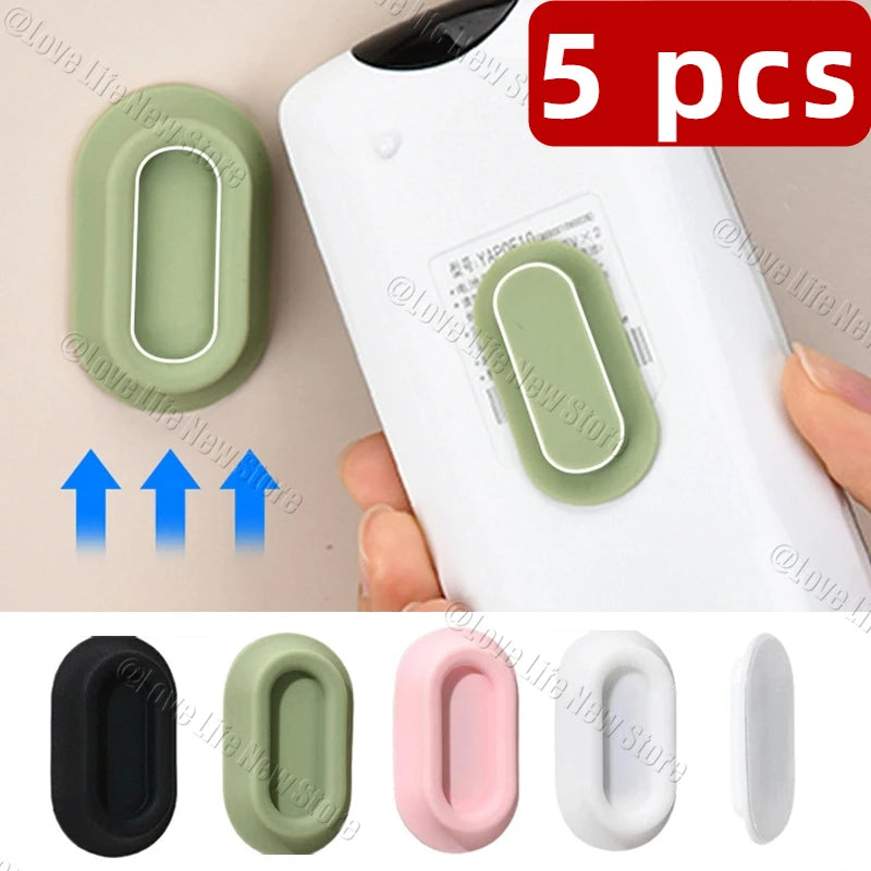 5pcs Magnetic Remote Control Holder Strong Self-Adhesive Wal