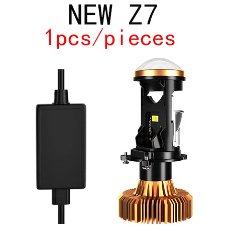 AILEO H4 9003/HB2 Led Headlight Bulbs Canbus 20000LM With Mini Projector Lens For Car Motorcycle 6500K White Lamps High/Low Beam