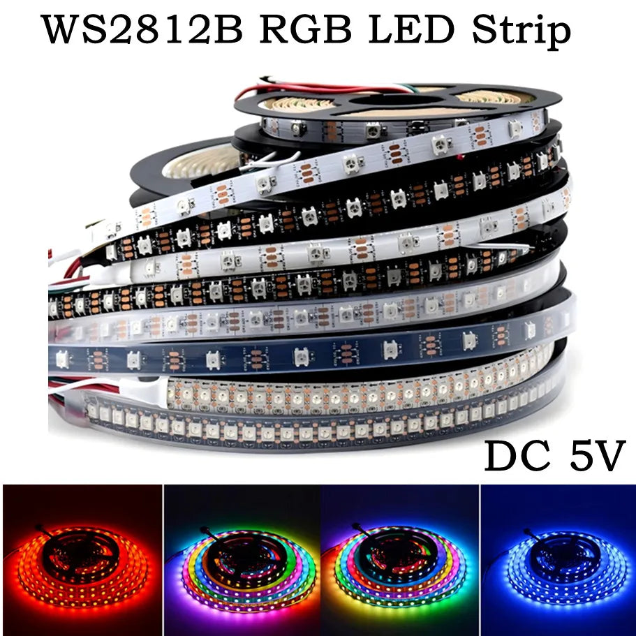 WS2812B 5050 RGBIC 5V Smart LED Strip Individually Addressab