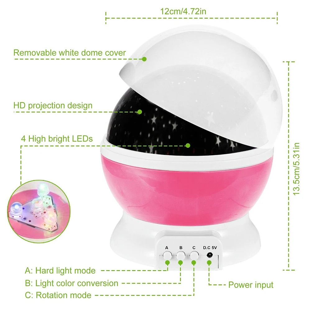Night Lamp Projector Starry Sky Night Light Projector Baby L