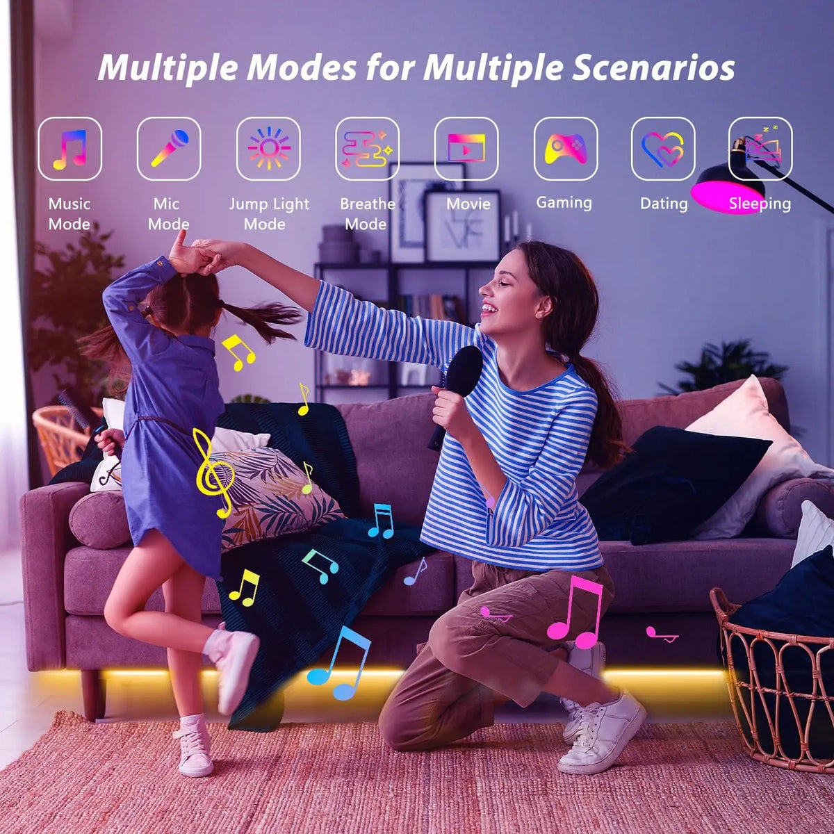 Led Strip Lights with 44 Key Remote Control 1m 5m 10m 20m RG