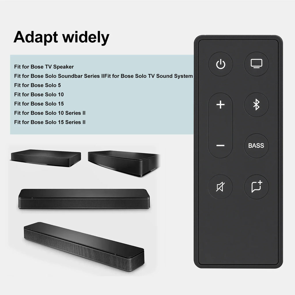 New Replacement Remote Control for Bose TV Speaker/Bose Solo