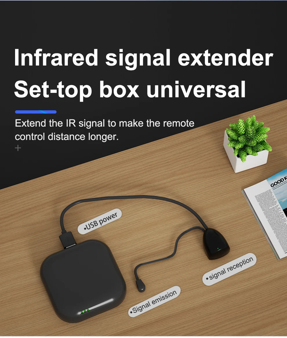 Infrared Extension Cable USB IR Receiver for TV Box DVD Proj