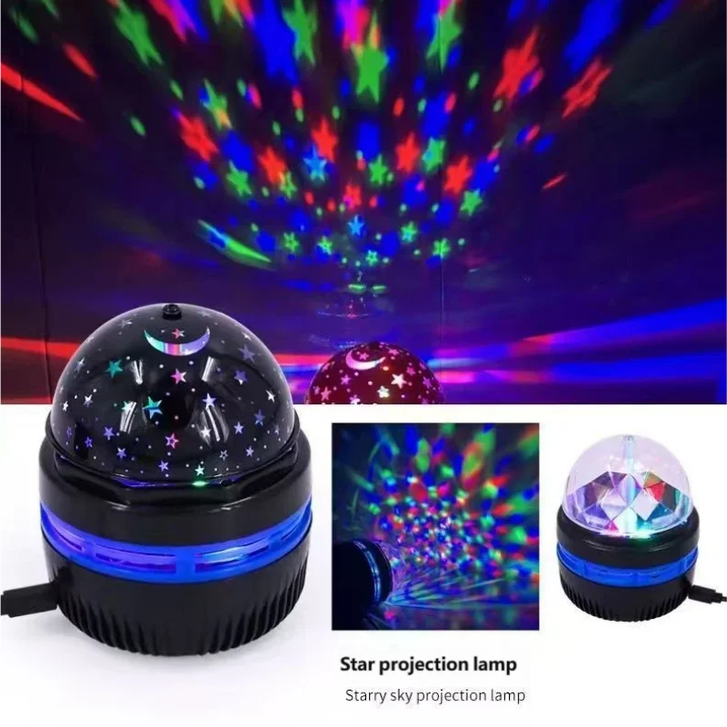 Auto Rotating LED Starry Night Light Projector Northern Ligh