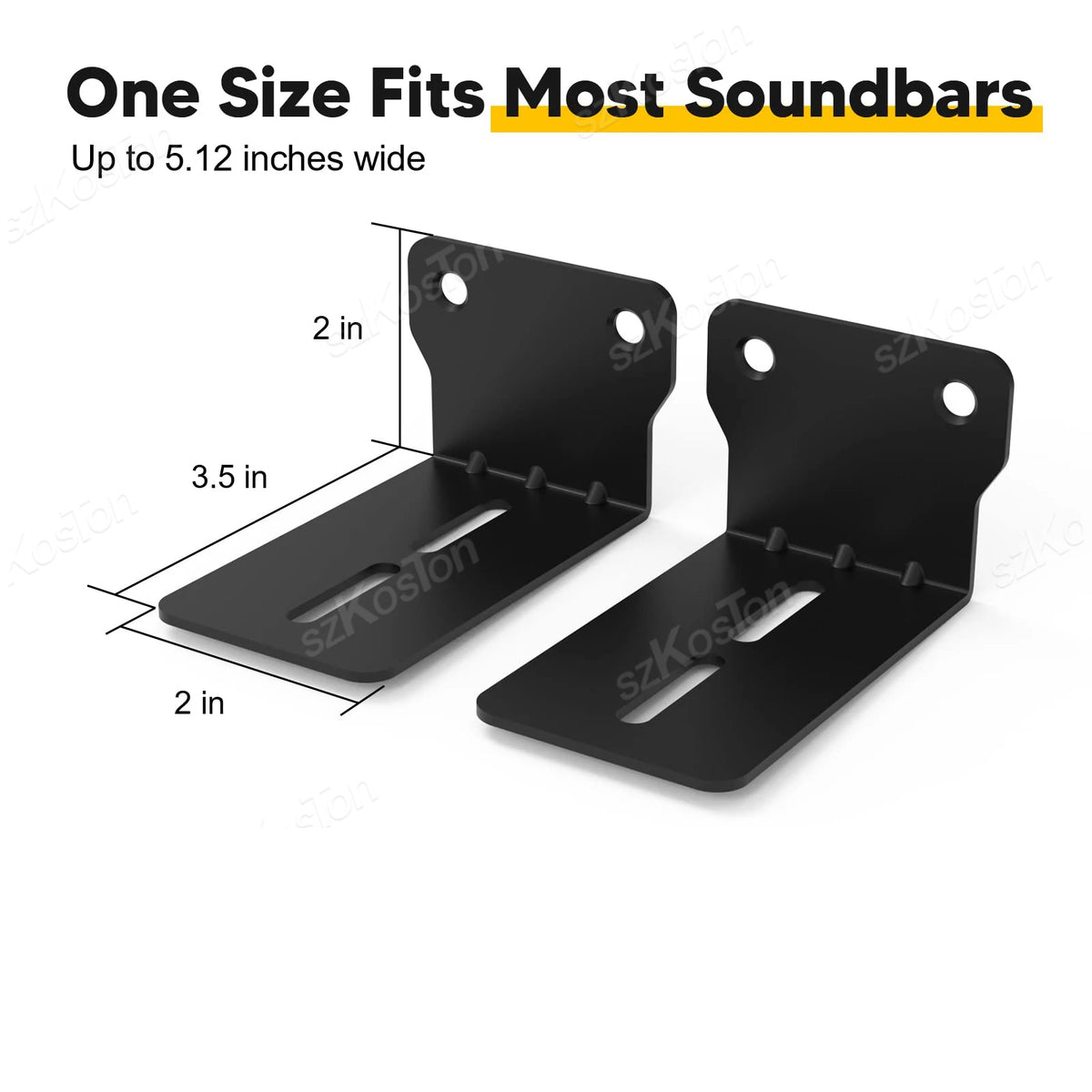 Speaker Stand Universal Sound Bar Mounts Holder for Samsung Bose LG Sony JBL Speaker Stand Wall Brackets Under TV