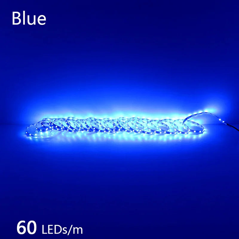 2835 5M 300 600 1200LEDs LED Strip DC12V 24V 120LEDs/m Home Waterproof IP65 Lamp Strip Flexible And Cuttable Soft Lamp Bar