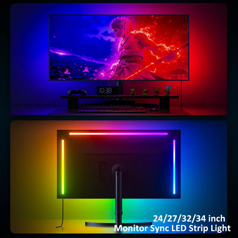 Computer Screen LED Sync Light Smart Gaming Strip Light Moni