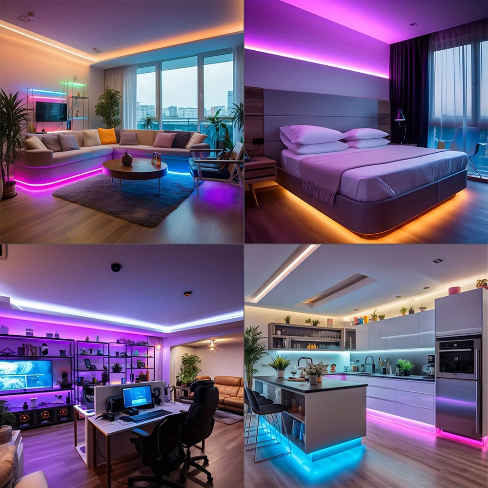 Led Lights for Room Music Sync RGB Led Strip Lights 10m 20m 