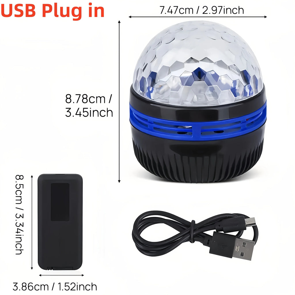 1pc Vibrant Water Ripple LED Projection Light Remote Control
