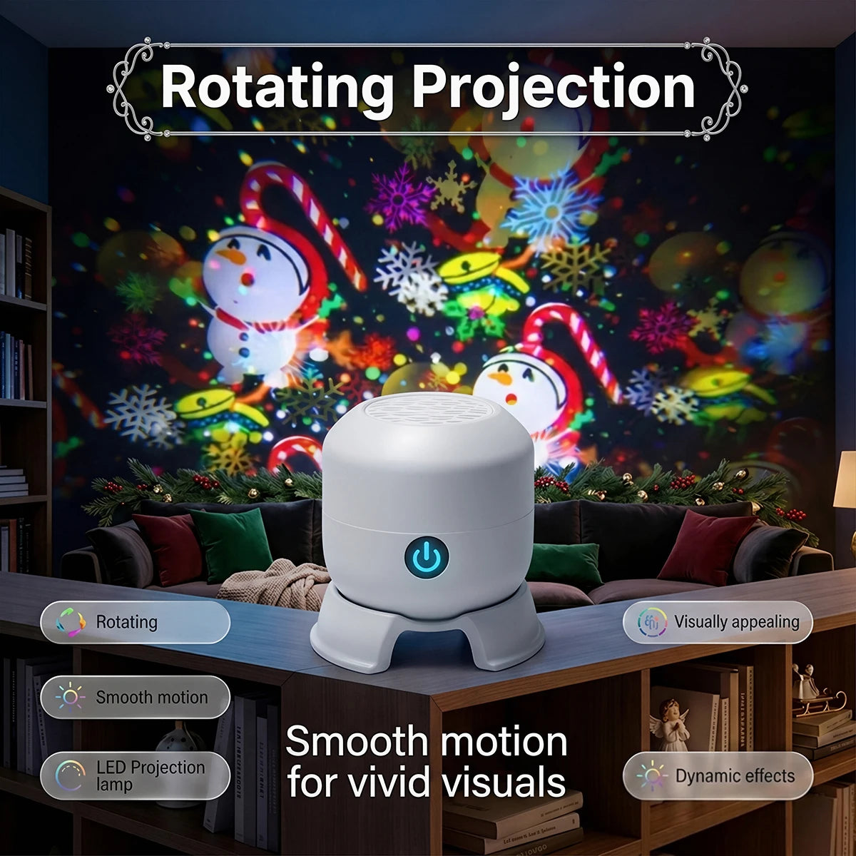 Christmas Projector Light 22 Patterns Rotating LED Projectio
